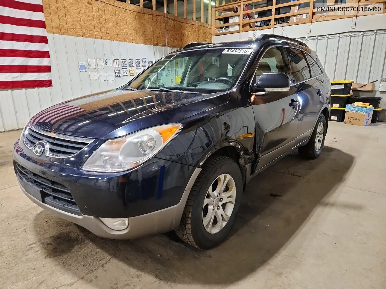 2012 Hyundai Veracruz Gls VIN: KM8NUDCC7CU186460 Lot: 58452516