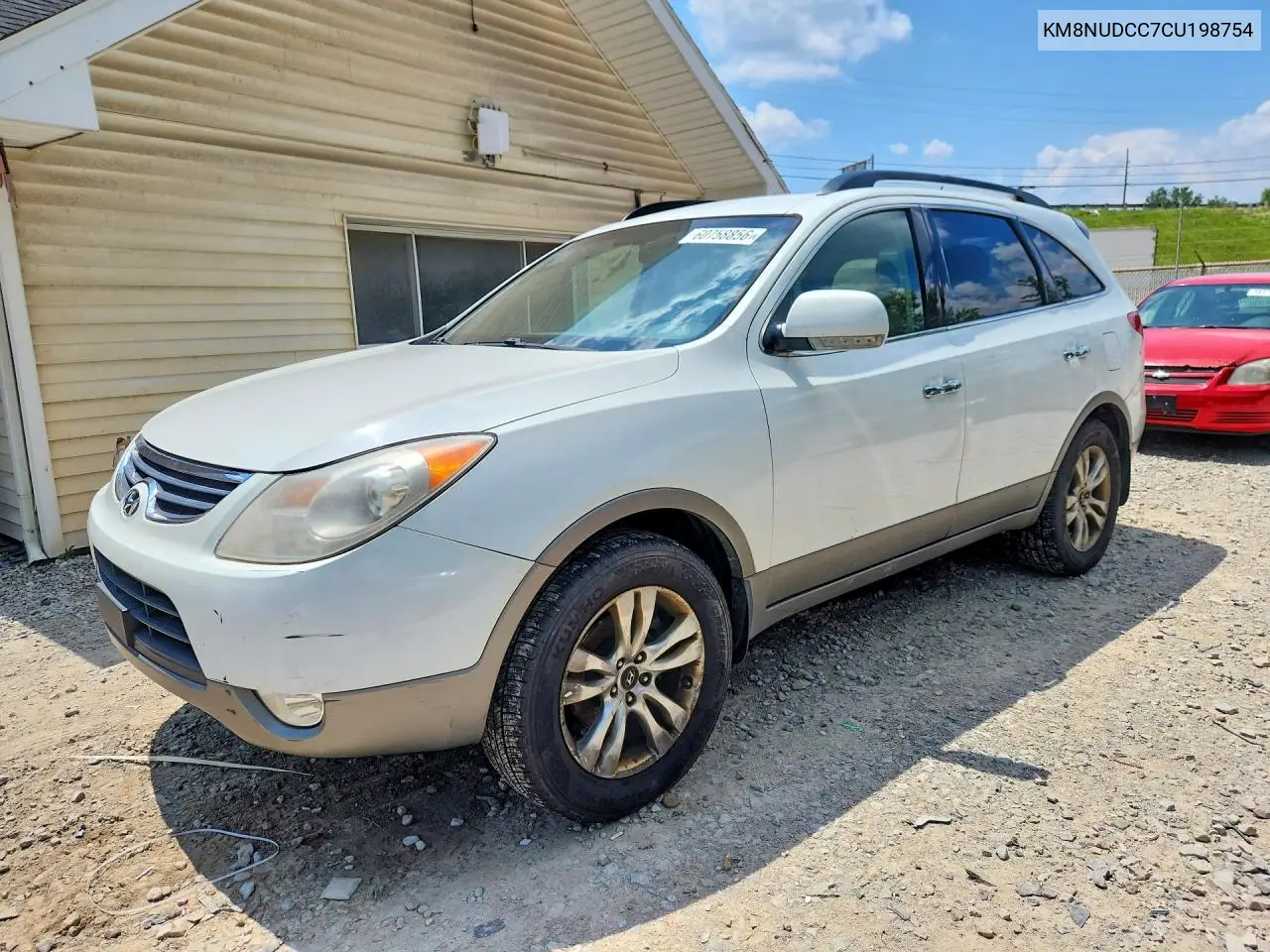 2012 Hyundai Veracruz Limited VIN: KM8NUDCC7CU198754 Lot: 60758856