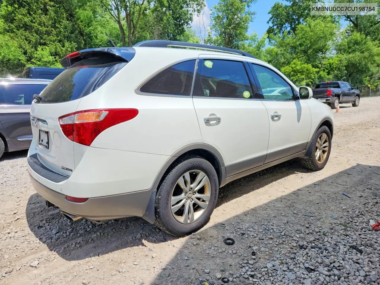 2012 Hyundai Veracruz Limited VIN: KM8NUDCC7CU198754 Lot: 60758856