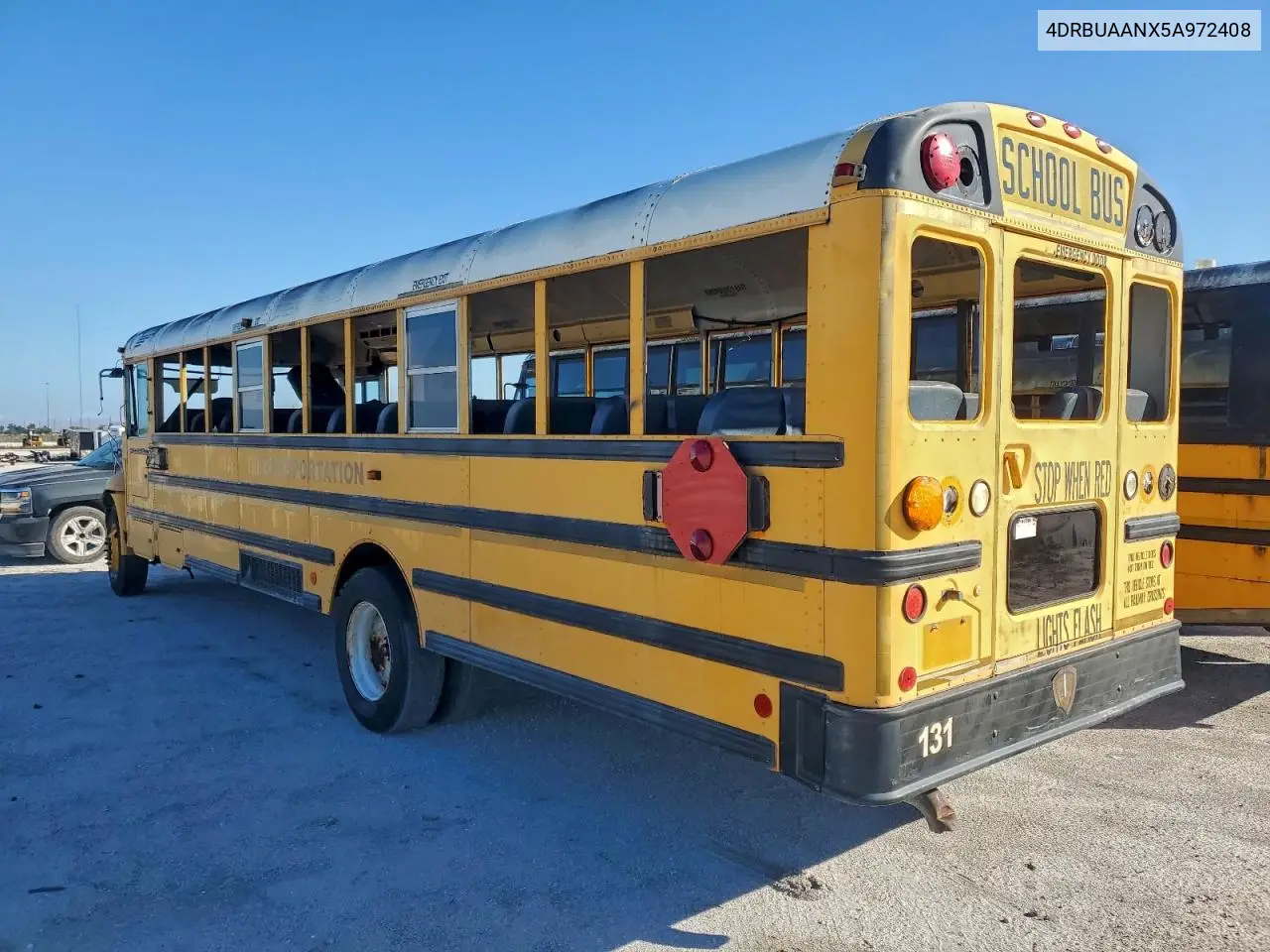 2005 Ic Bus Pb105 School Bus VIN: 4DRBUAANX5A972408 Lot: 93971485
