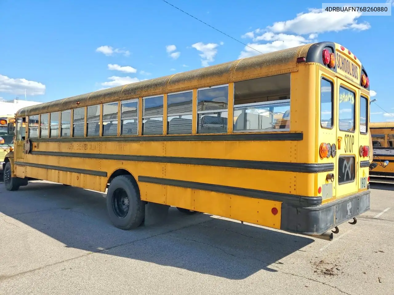 2006 Ic Corporation Ce Series School - School Bus VIN: 4DRBUAFN76B260880 Lot: 52398106