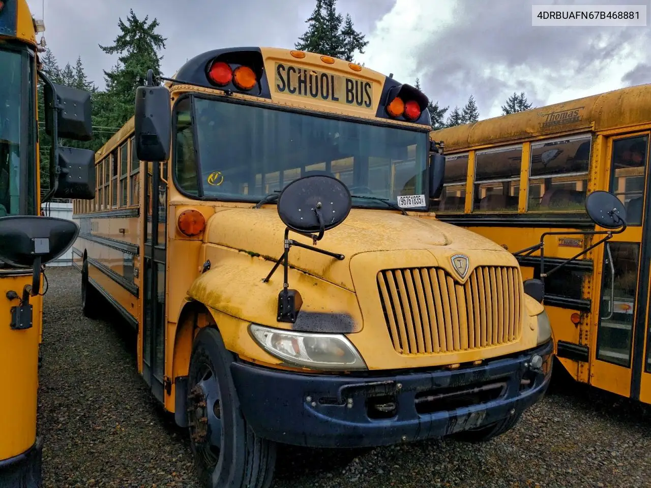 2007 Ic Bus Pb105 School Bus VIN: 4DRBUAFN67B468881 Lot: 96761835