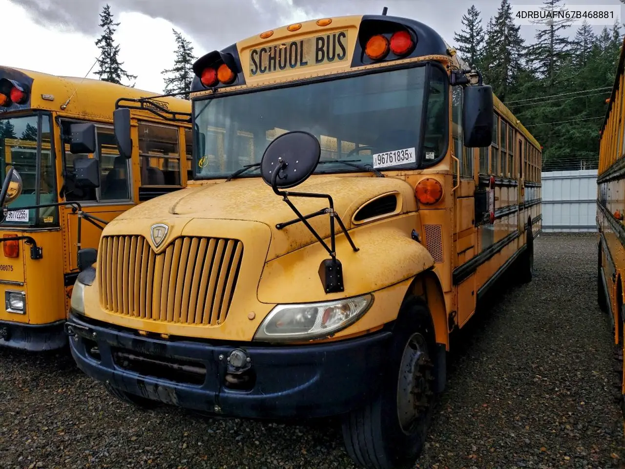 2007 Ic Bus Pb105 School Bus VIN: 4DRBUAFN67B468881 Lot: 96761835