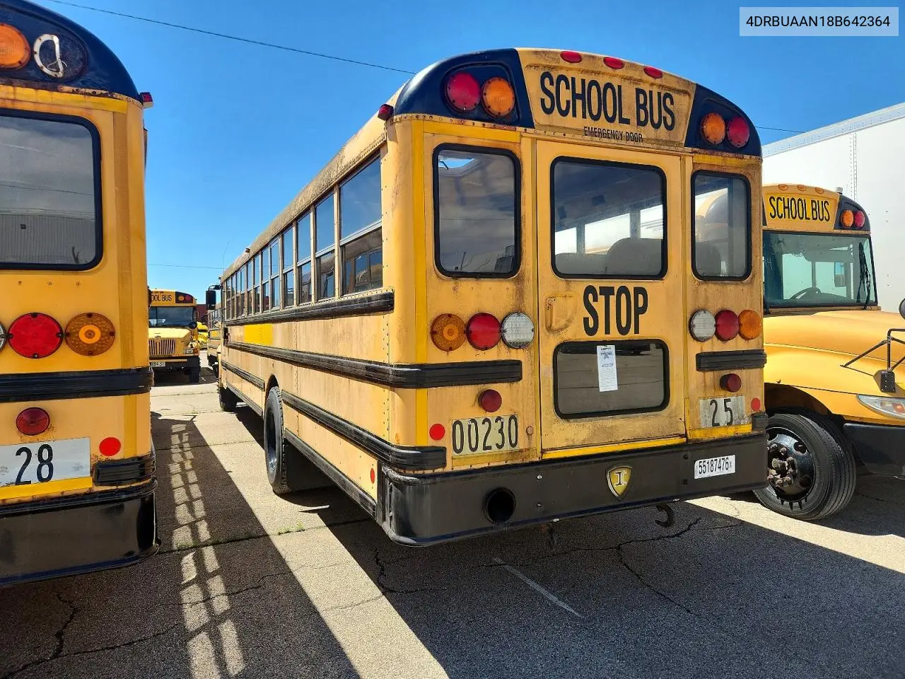 2008 Ic Corporation Ce Series School - School Bus VIN: 4DRBUAAN18B642364 Lot: 55187476