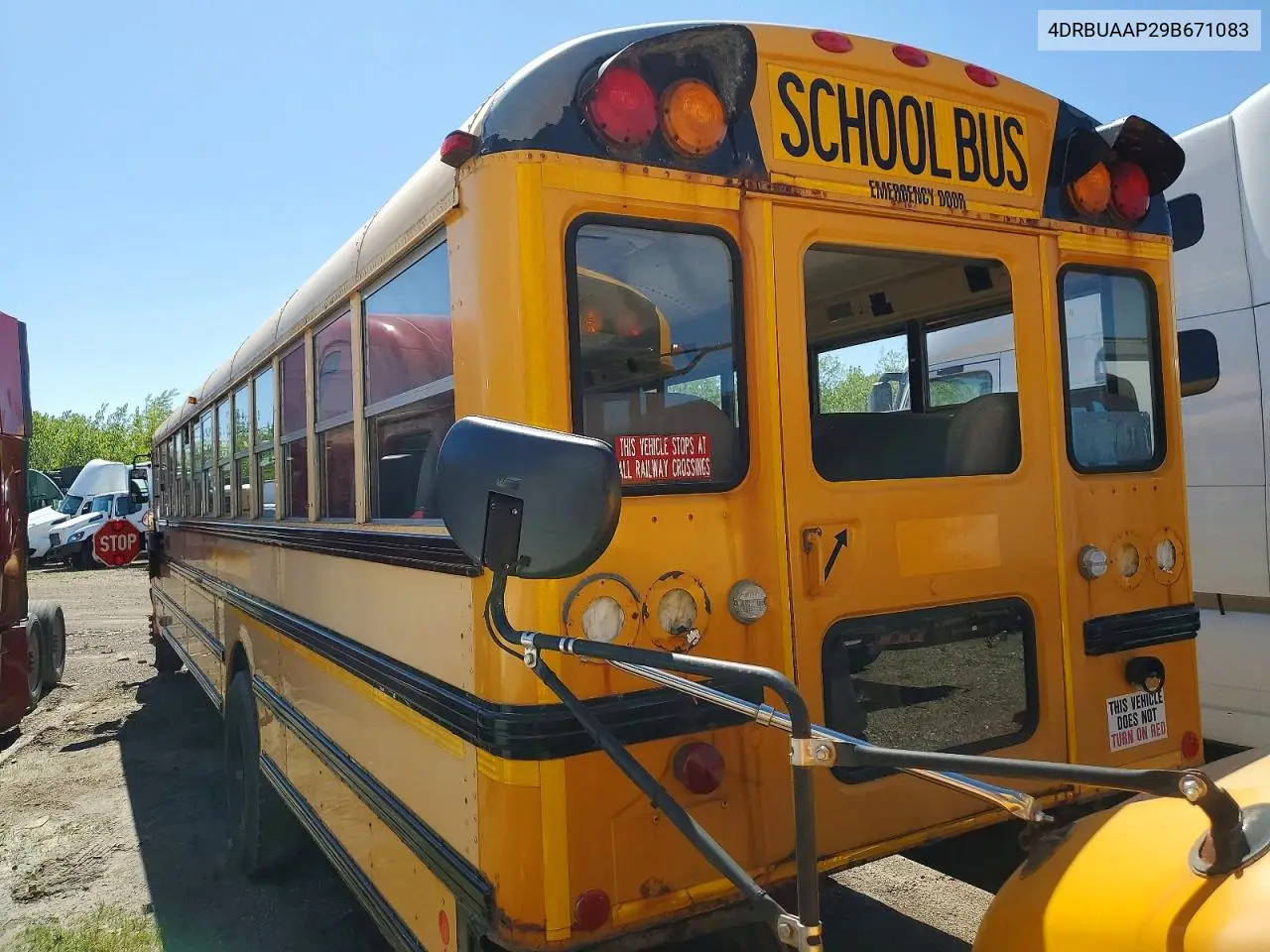 2009 Ic Bus School Bus VIN: 4DRBUAAP29B671083 Lot: 51876016