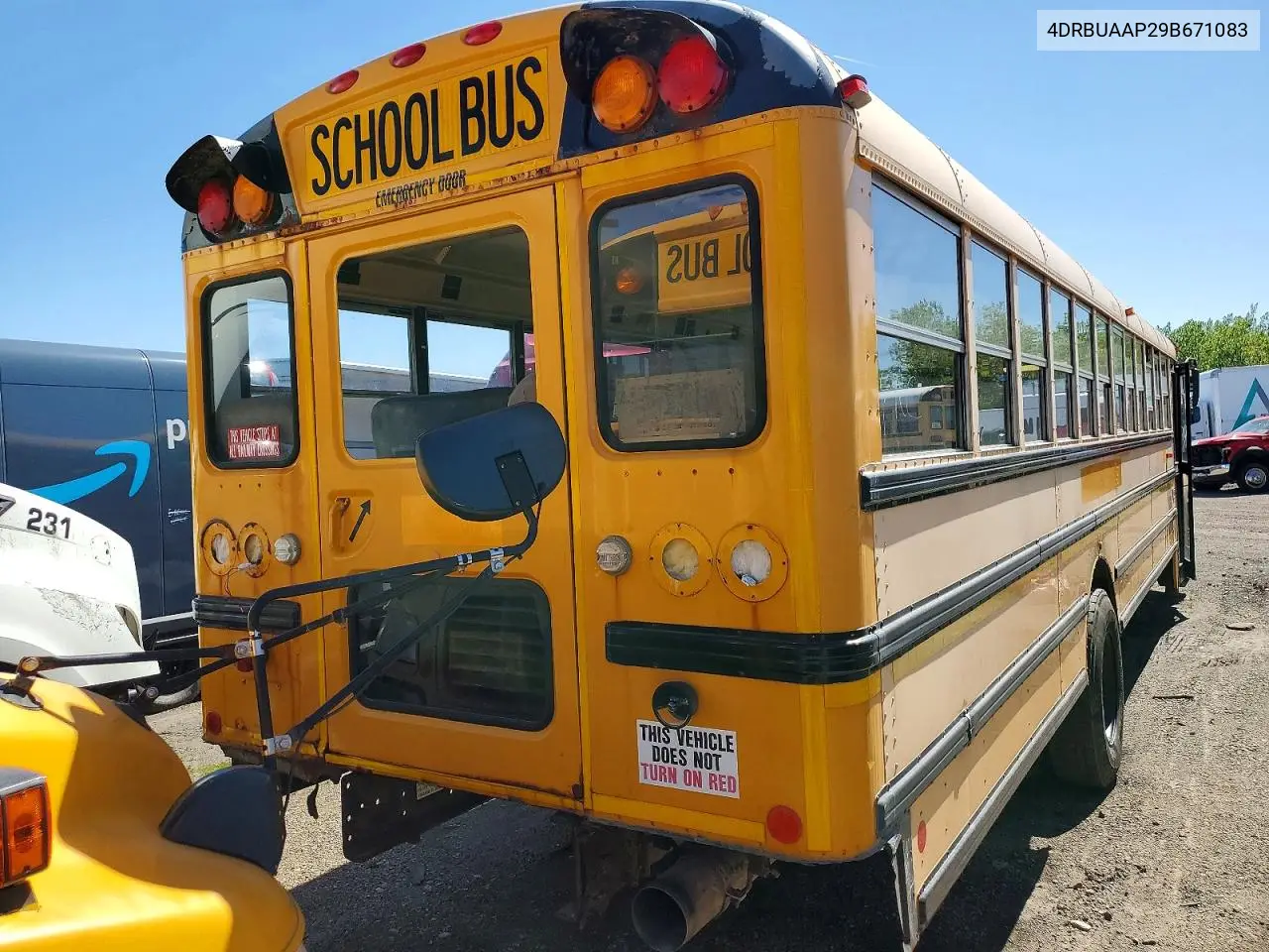 2009 Ic Bus School Bus VIN: 4DRBUAAP29B671083 Lot: 51876016