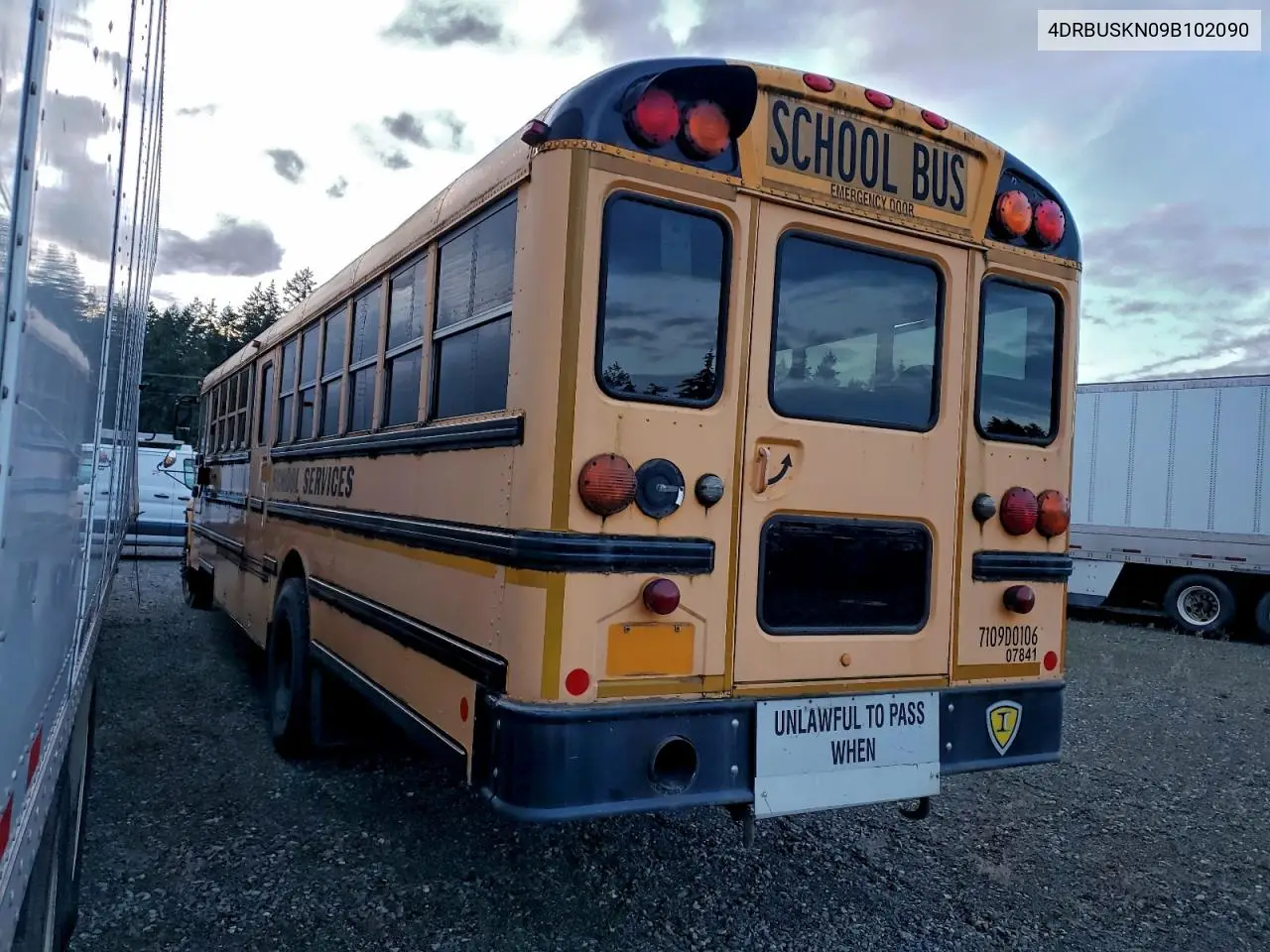 2009 Ic Corporation 3000 Ce - School Bus VIN: 4DRBUSKN09B102090 Lot: 87116155