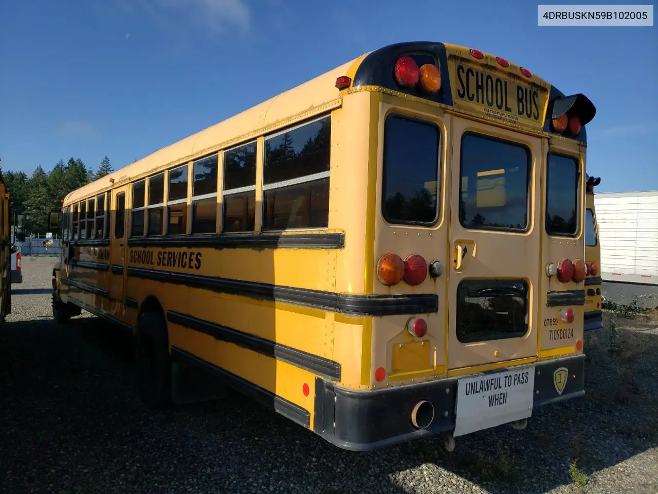 2009 Ic Corporation 3000 Ce - School Bus VIN: 4DRBUSKN59B102005 Lot: 87116925