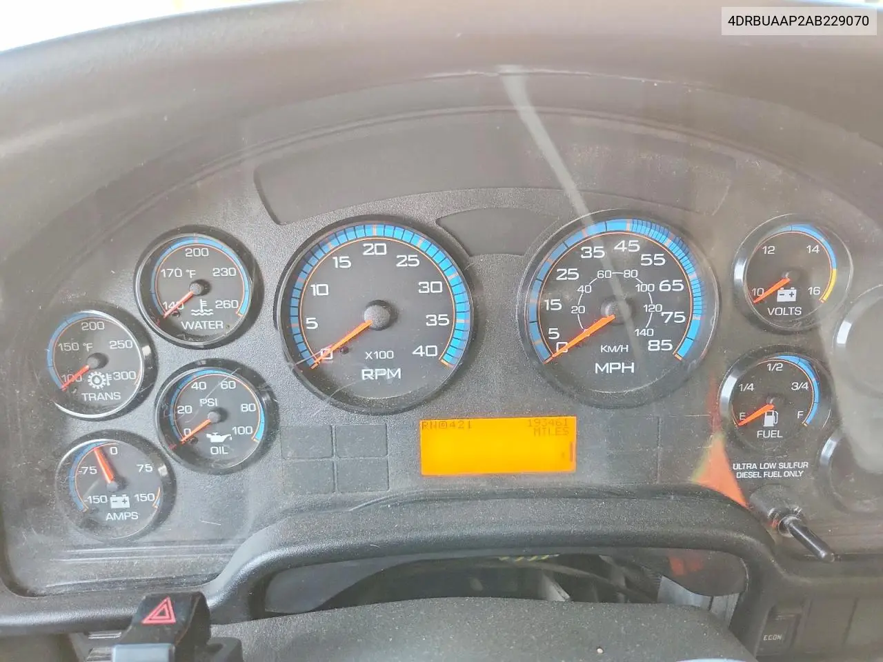 2010 Ic Corporation Ce Series School - School Bus VIN: 4DRBUAAP2AB229070 Lot: 47051456