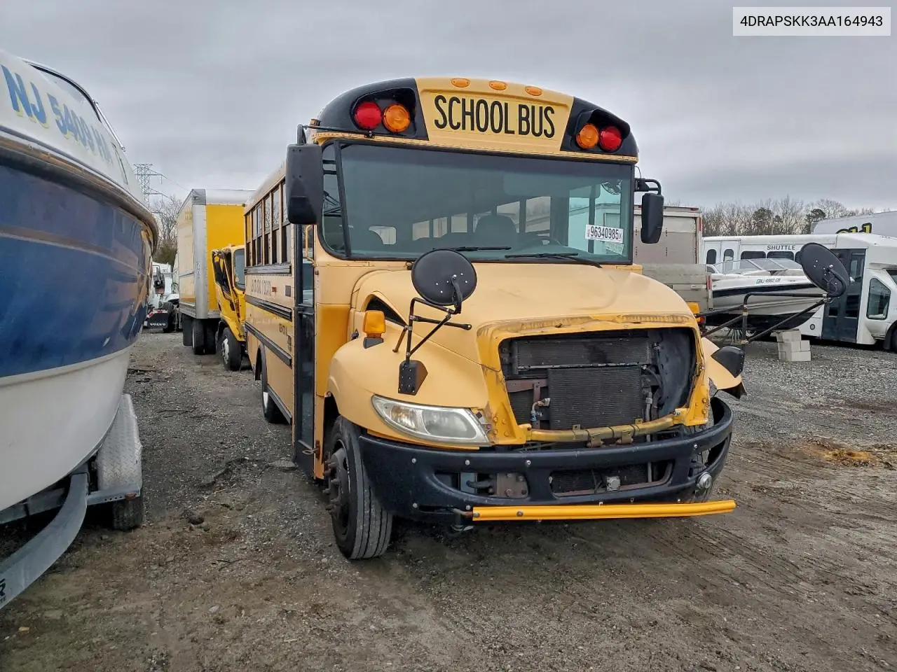 2010 Ic Bus Pb405 School Bus VIN: 4DRAPSKK3AA164943 Lot: 96340985