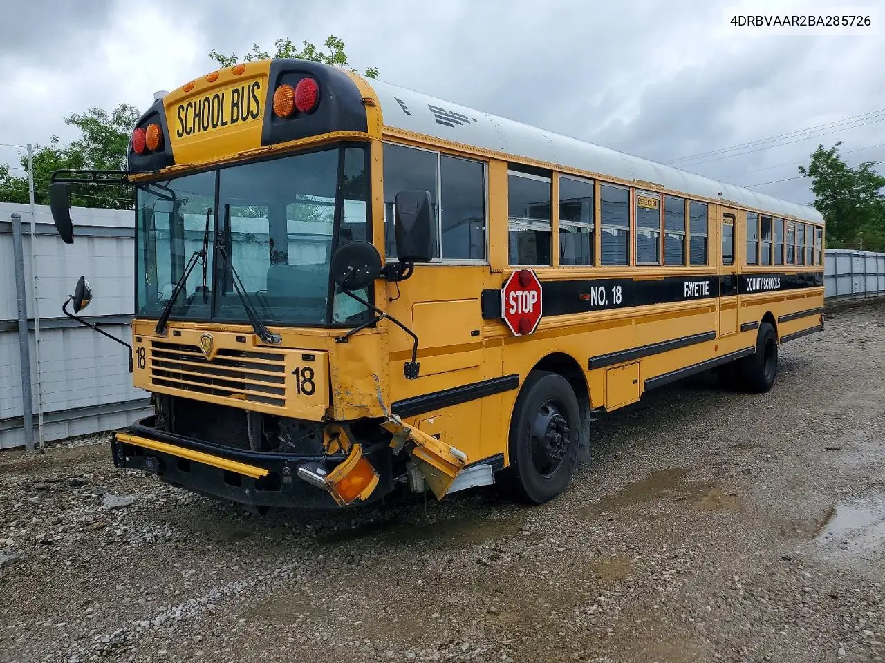 2011 Ic Corporation 3000 Fe VIN: 4DRBVAAR2BA285726 Lot: 54278776