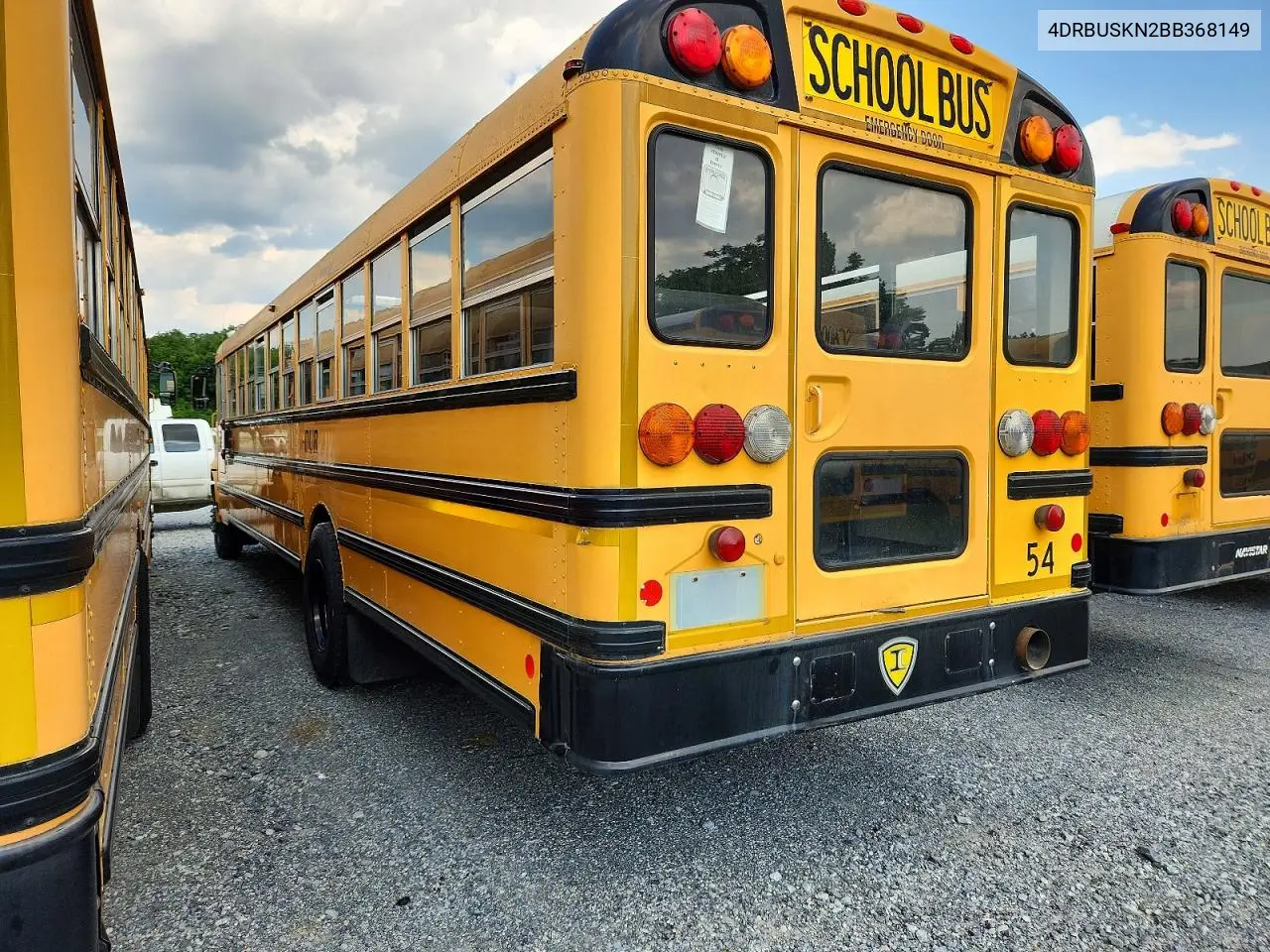 2011 Ic Corporation Ce Series School - School Bus VIN: 4DRBUSKN2BB368149 Lot: 56195696