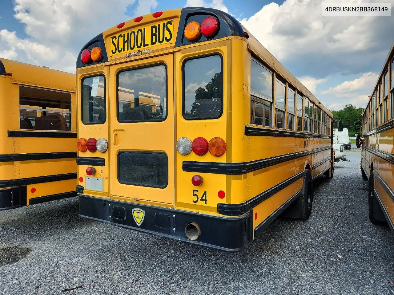 2011 Ic Corporation Ce Series School - School Bus VIN: 4DRBUSKN2BB368149 Lot: 56195696