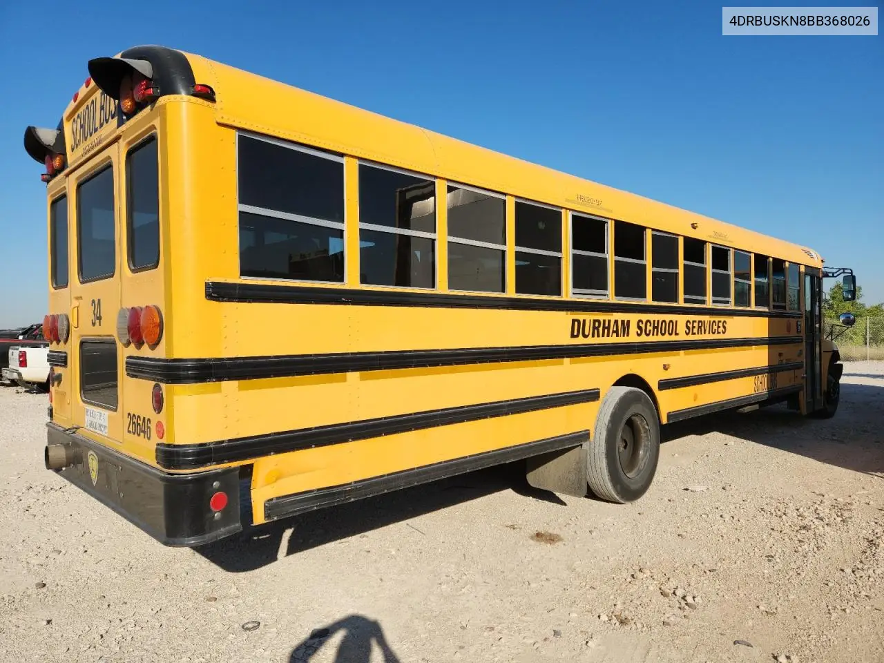 2011 Ic Corporation Ce Series School - School Bus VIN: 4DRBUSKN8BB368026 Lot: 86341575