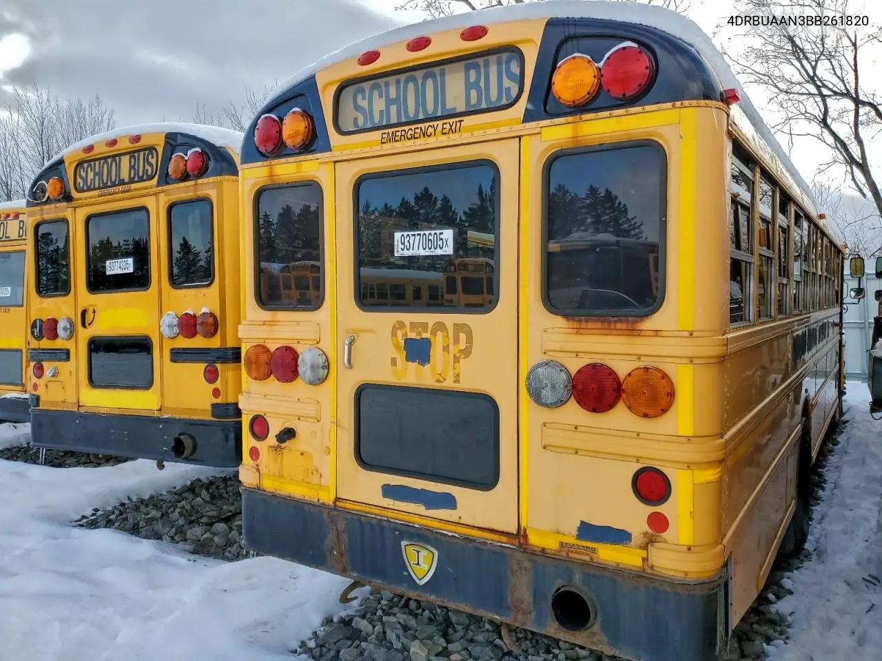 2011 Ic Bus Pb105 School Bus VIN: 4DRBUAAN3BB261820 Lot: 93770605