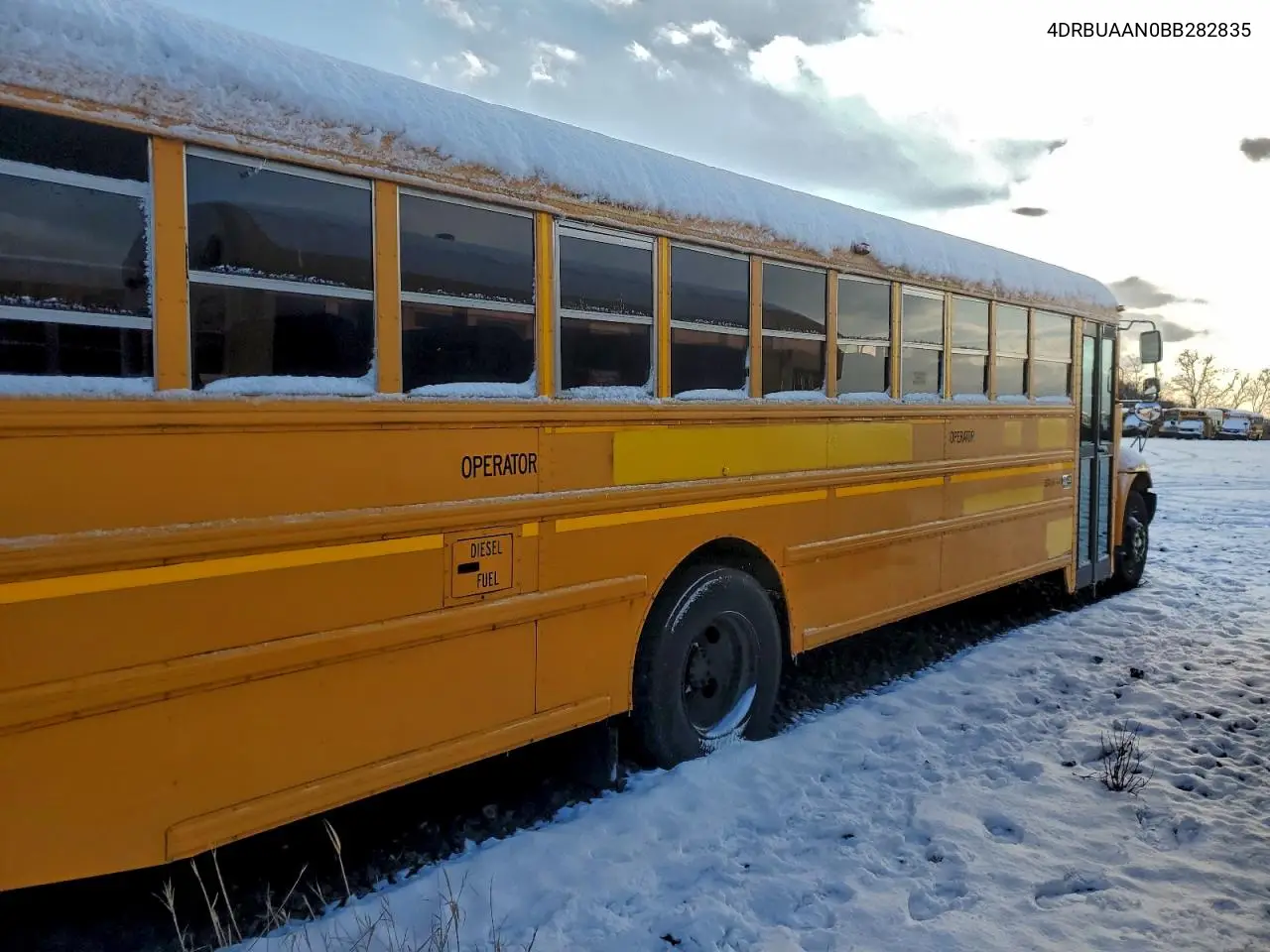 2011 Ic Pb105 School Bus VIN: 4DRBUAAN0BB282835 Lot: 93781665