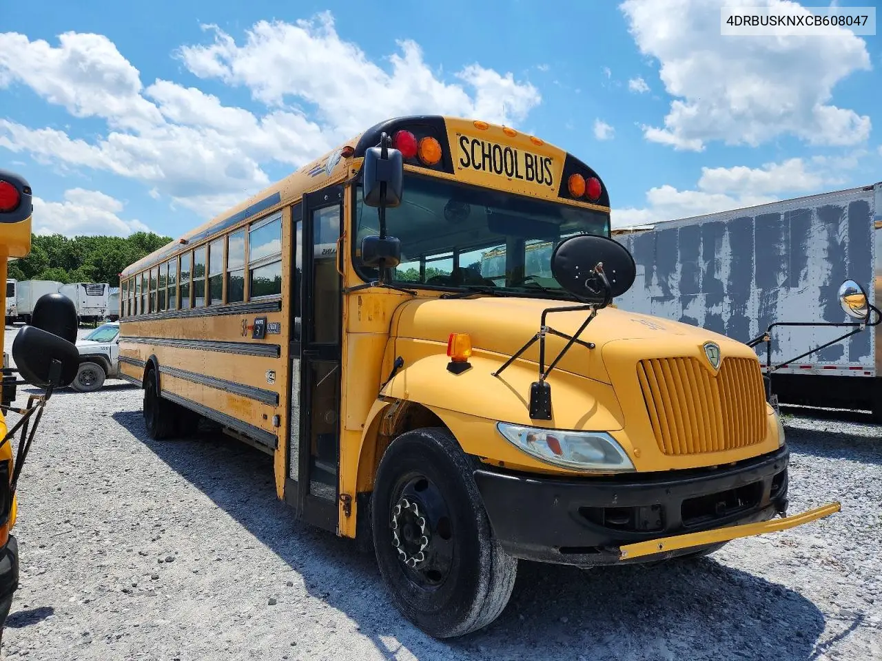 2012 Ic Corporation Ce Series School - School Bus VIN: 4DRBUSKNXCB608047 Lot: 51250476