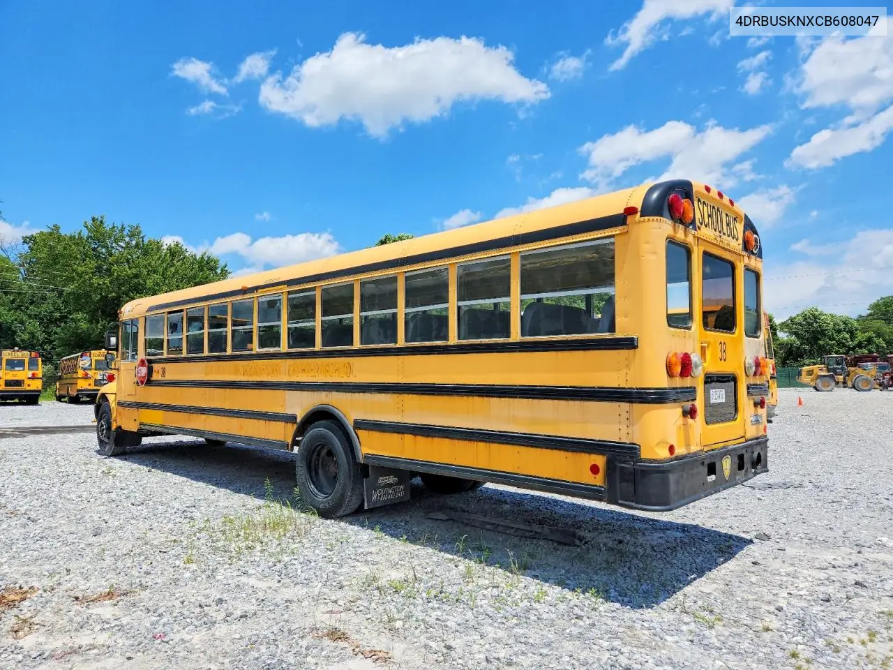 2012 Ic Corporation Ce Series School - School Bus VIN: 4DRBUSKNXCB608047 Lot: 51250476