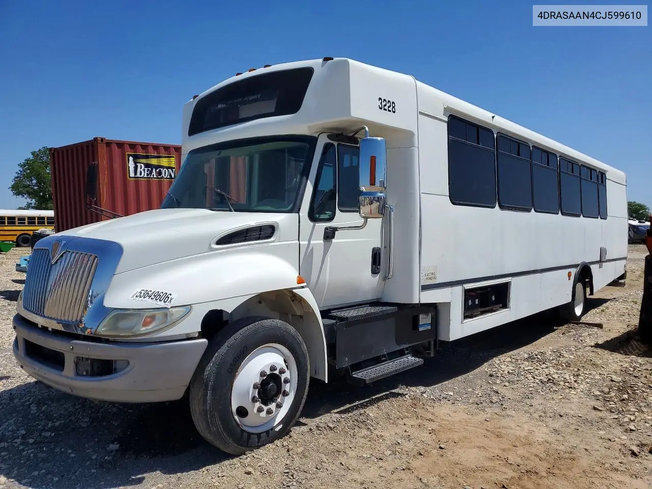 2012 Ic Bus Pc505 Shuttle Bus VIN: 4DRASAAN4CJ599610 Lot: 53649606