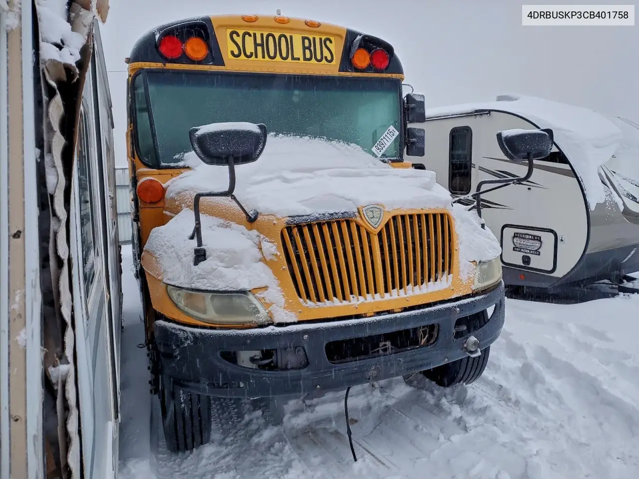 2012 Ic Bus Pb105 School Bus VIN: 4DRBUSKP3CB401758 Lot: 93971115
