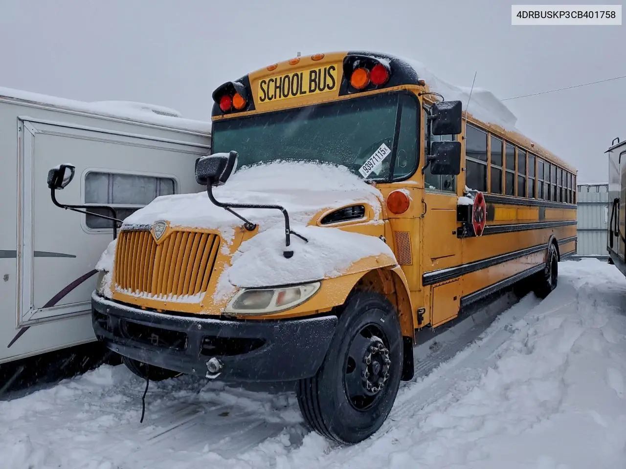 2012 Ic Bus Pb105 School Bus VIN: 4DRBUSKP3CB401758 Lot: 93971115