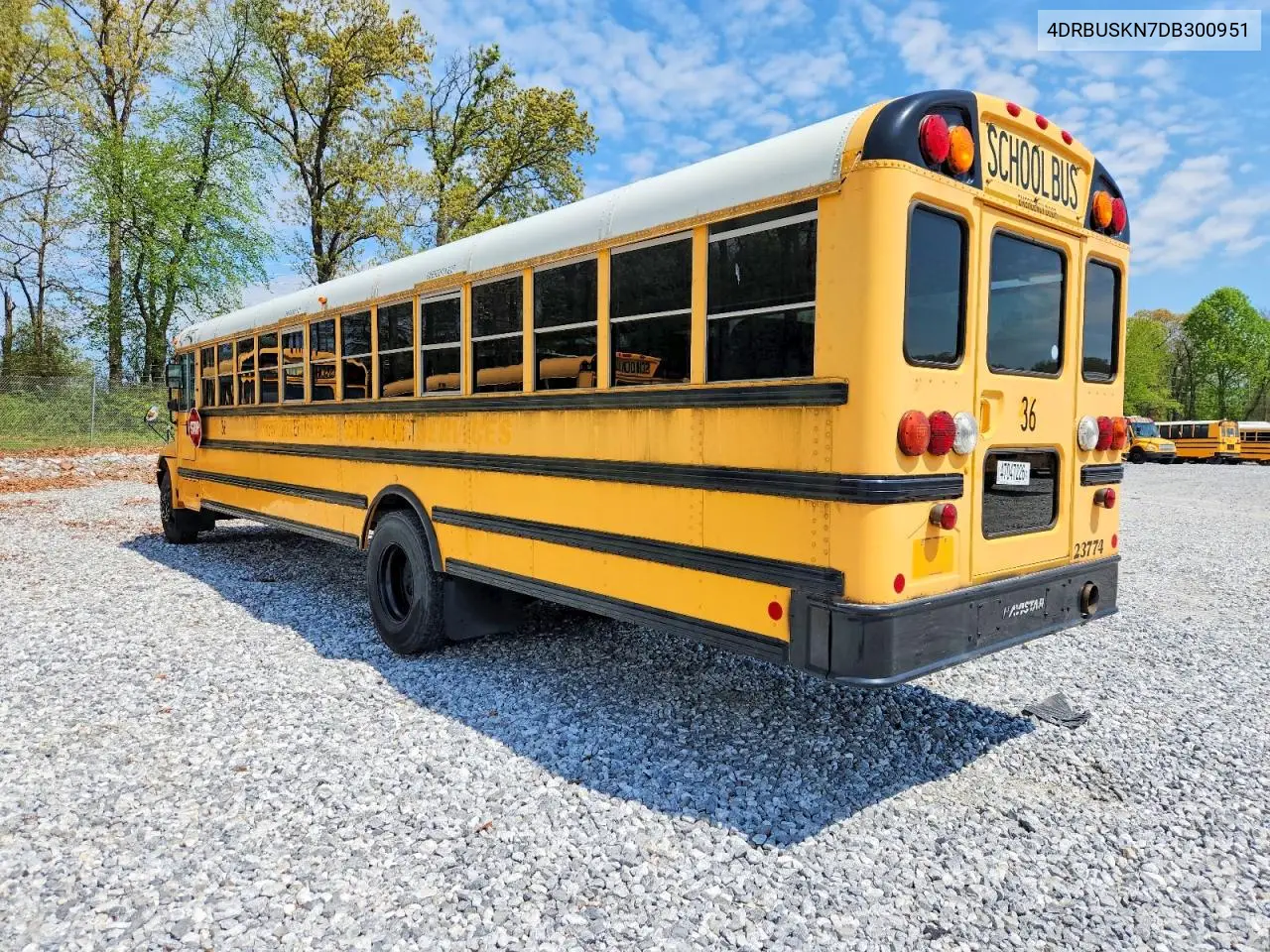 2013 Ic Corporation Ce Series School - School Bus VIN: 4DRBUSKN7DB300951 Lot: 47047226
