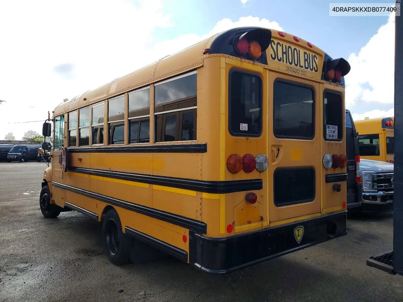 2013 Ic Corporation Ce Series School - School Bus VIN: 4DRAPSKKXDB077409 Lot: 48597336
