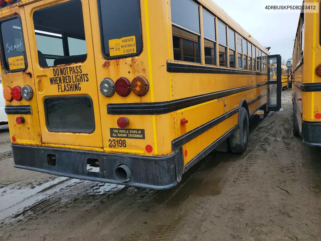 2013 Ic Corporation Ce Series School - School Bus VIN: 4DRBUSKP5DB203412 Lot: 52032906