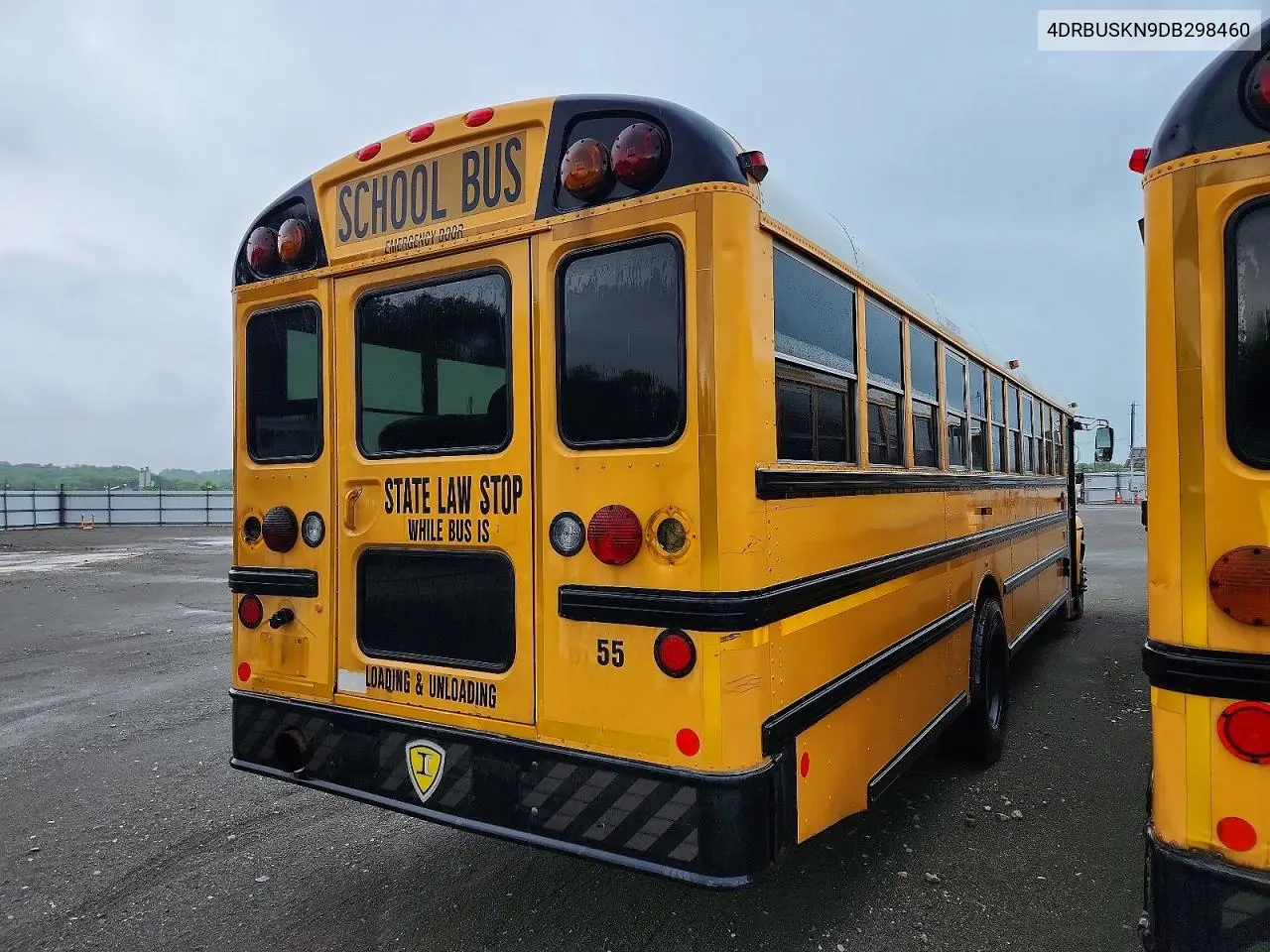 2013 Ic Corporation Ce Series School - School Bus VIN: 4DRBUSKN9DB298460 Lot: 52412976