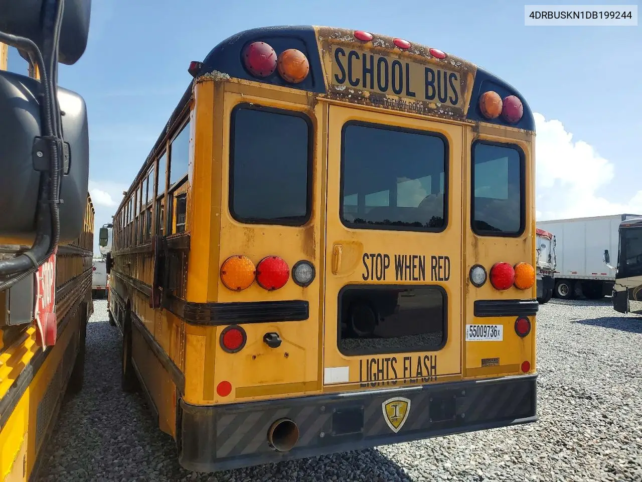 2013 Ic Corporation Ce Series School - School Bus VIN: 4DRBUSKN1DB199244 Lot: 55009736