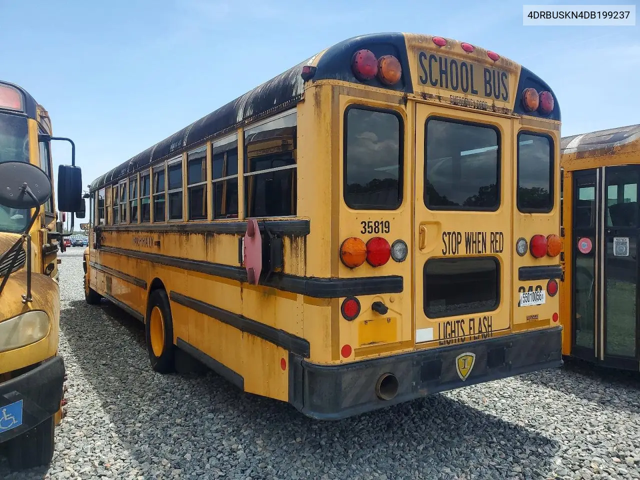 2013 Ic Corporation Ce Series School - School Bus VIN: 4DRBUSKN4DB199237 Lot: 55010056