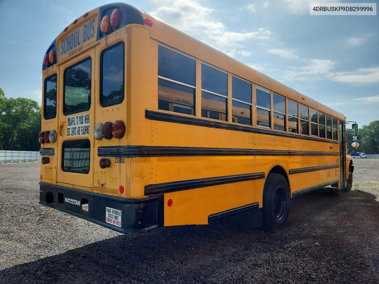 2013 Ic Corporation Ce Series School - School Bus VIN: 4DRBUSKP9DB299996 Lot: 56403826