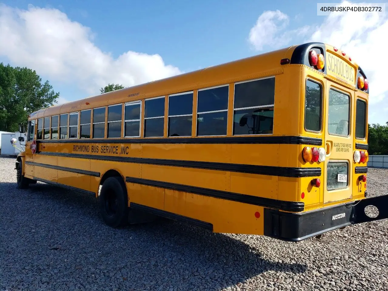 2013 Ic Corporation 3000 Ce VIN: 4DRBUSKP4DB302772 Lot: 58040776