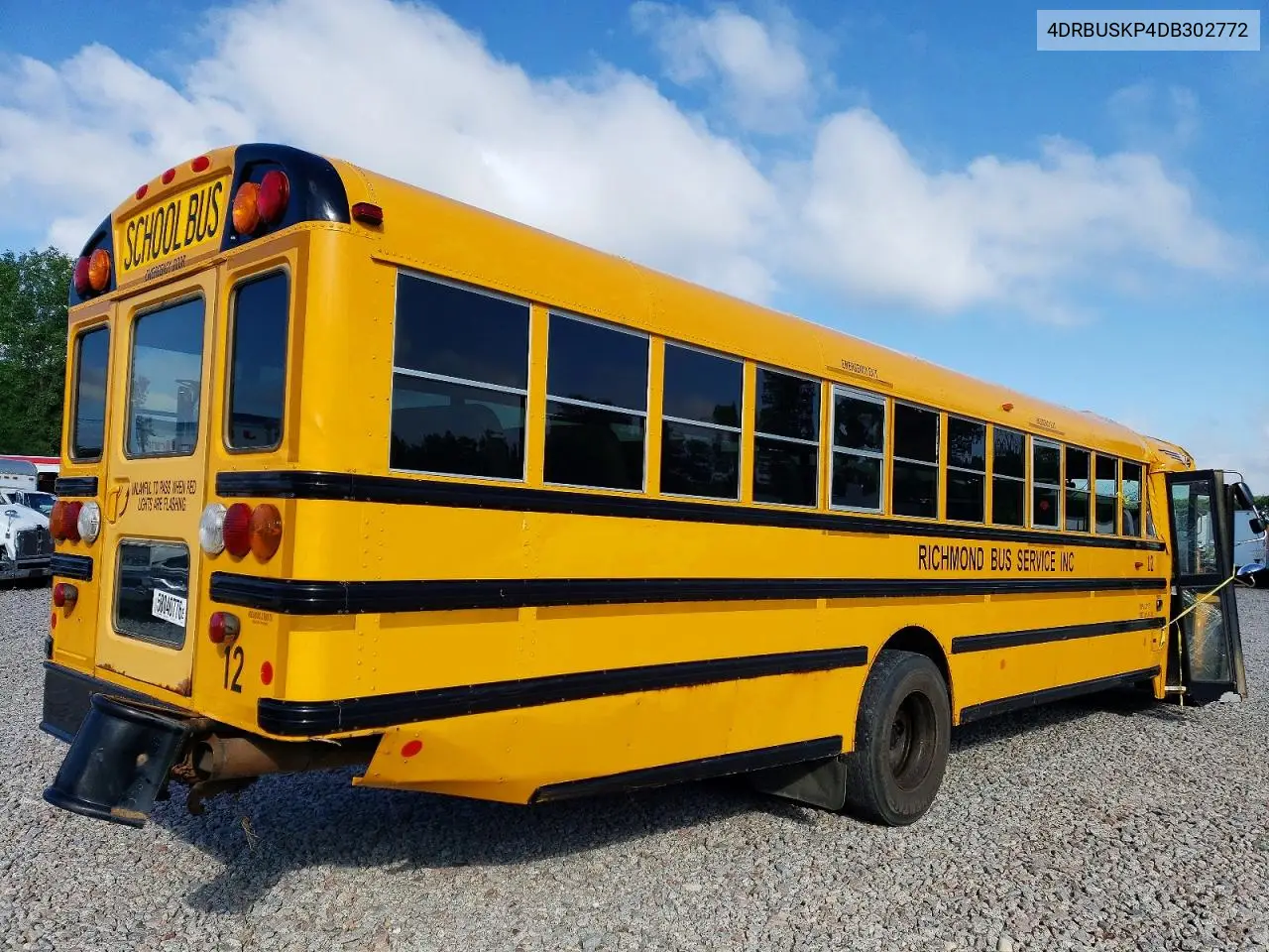 2013 Ic Corporation 3000 Ce VIN: 4DRBUSKP4DB302772 Lot: 58040776