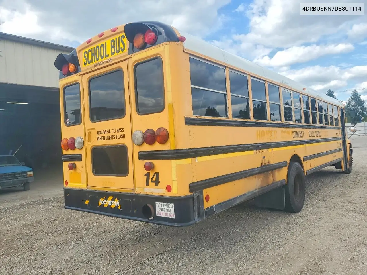 2013 Ic Corporation Ce Series School - School Bus VIN: 4DRBUSKN7DB301114 Lot: 58134796