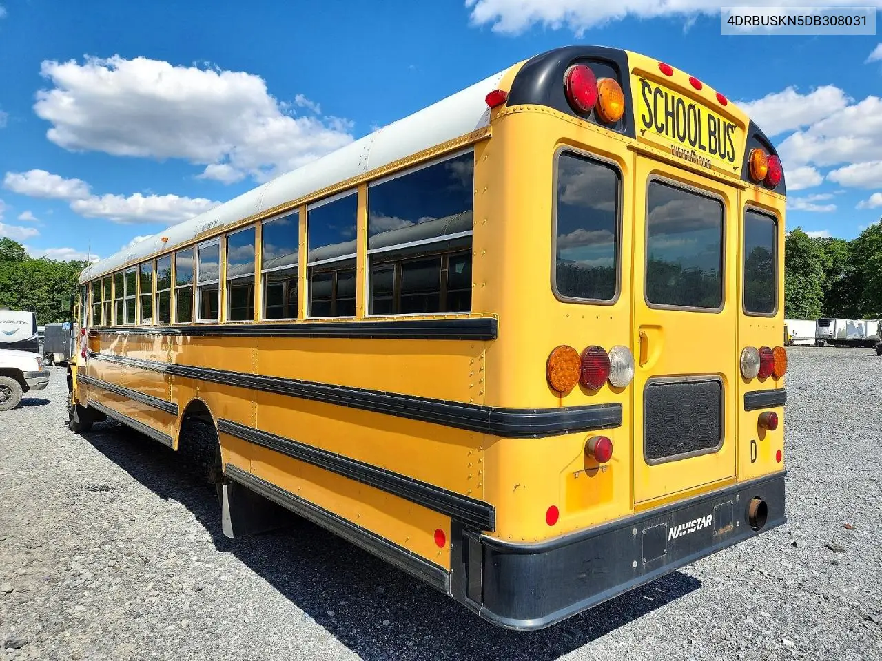 2013 Ic Corporation Ce Series School - School Bus VIN: 4DRBUSKN5DB308031 Lot: 58138636