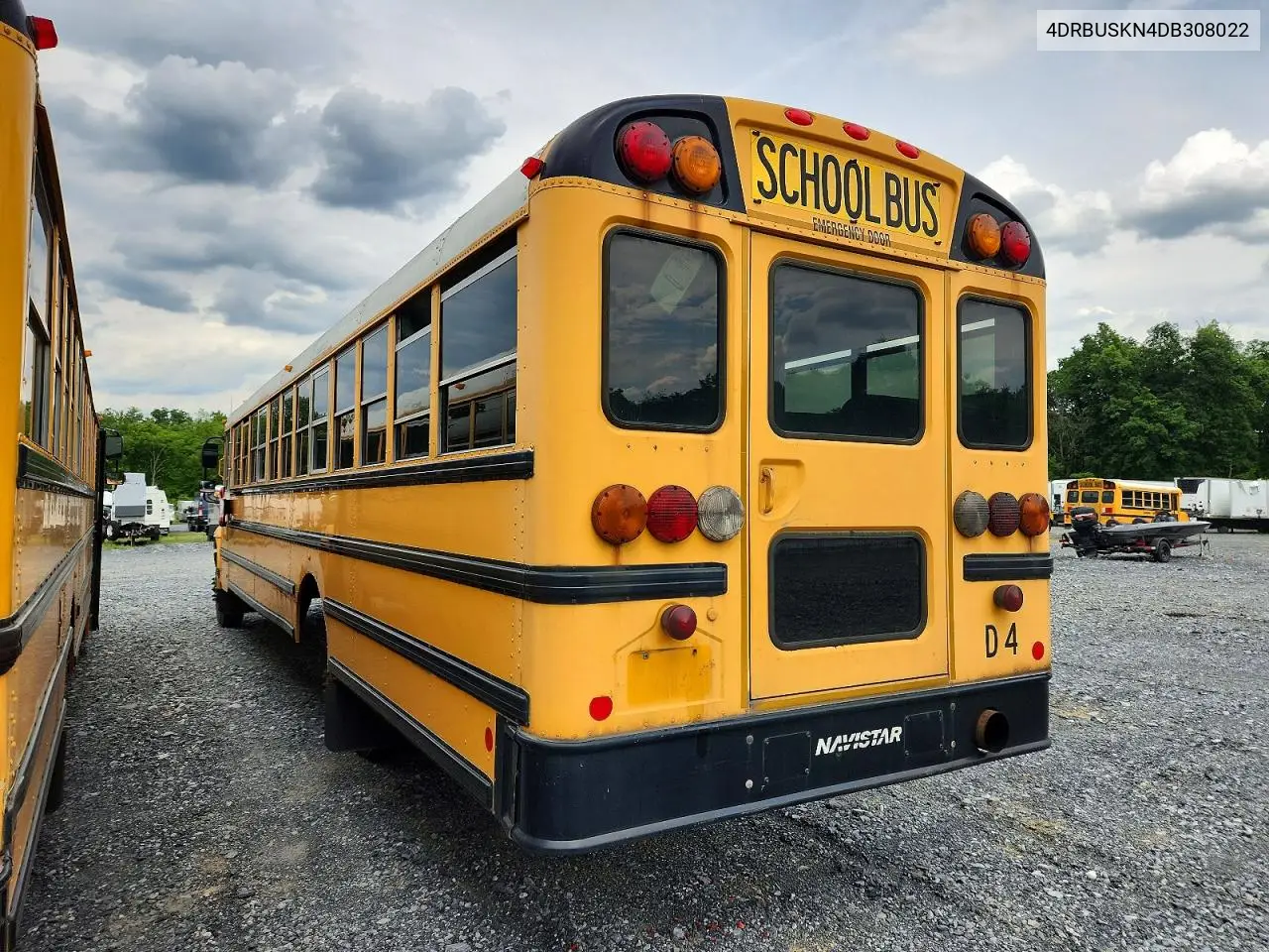 2013 Ic Corporation Ce Series School - School Bus VIN: 4DRBUSKN4DB308022 Lot: 58334616