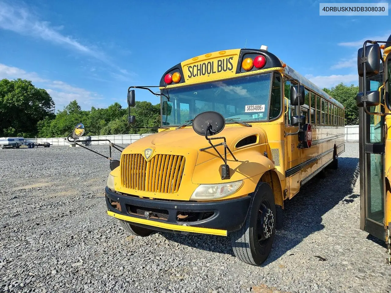2013 Ic Corporation Ce Series School - School Bus VIN: 4DRBUSKN3DB308030 Lot: 58334806