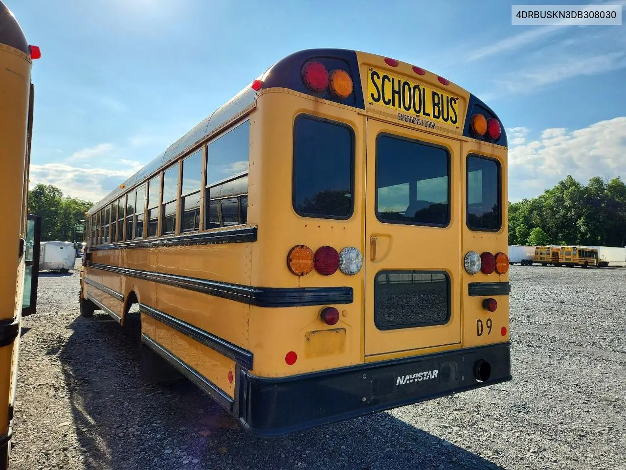 2013 Ic Corporation Ce Series School - School Bus VIN: 4DRBUSKN3DB308030 Lot: 58334806