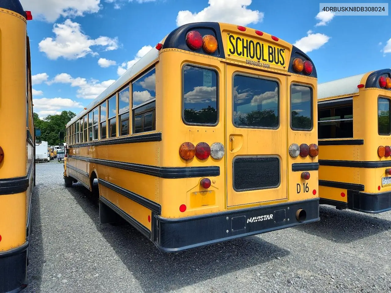 2013 Ic Corporation Ce Series School - School Bus VIN: 4DRBUSKN8DB308024 Lot: 58334986