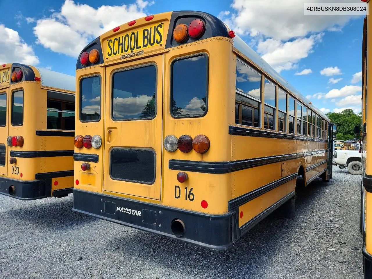 2013 Ic Corporation Ce Series School - School Bus VIN: 4DRBUSKN8DB308024 Lot: 58334986