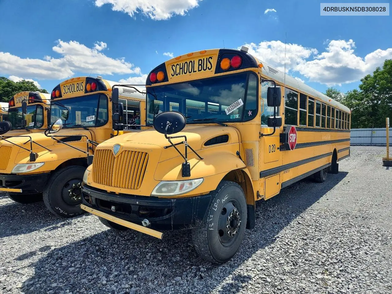 2013 Ic Corporation Ce Series School - School Bus VIN: 4DRBUSKN5DB308028 Lot: 58335086