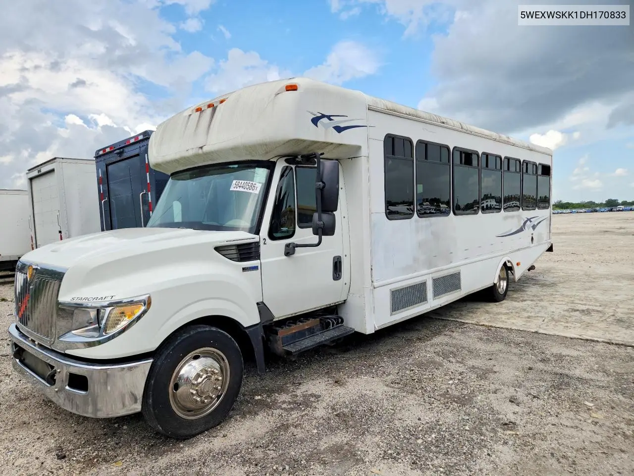 2013 Ic Bus Pc805 Shuttle Bus VIN: 5WEXWSKK1DH170833 Lot: 58440586