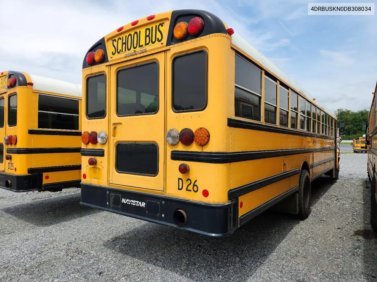2013 Ic Corporation Ce Series School - School Bus VIN: 4DRBUSKN0DB308034 Lot: 58966456