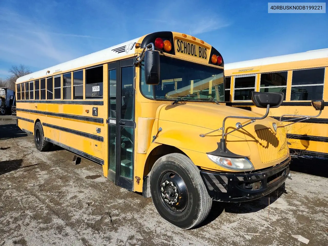 2013 Ic Corporation Ce Series School - School Bus VIN: 4DRBUSKN0DB199221 Lot: 72419615