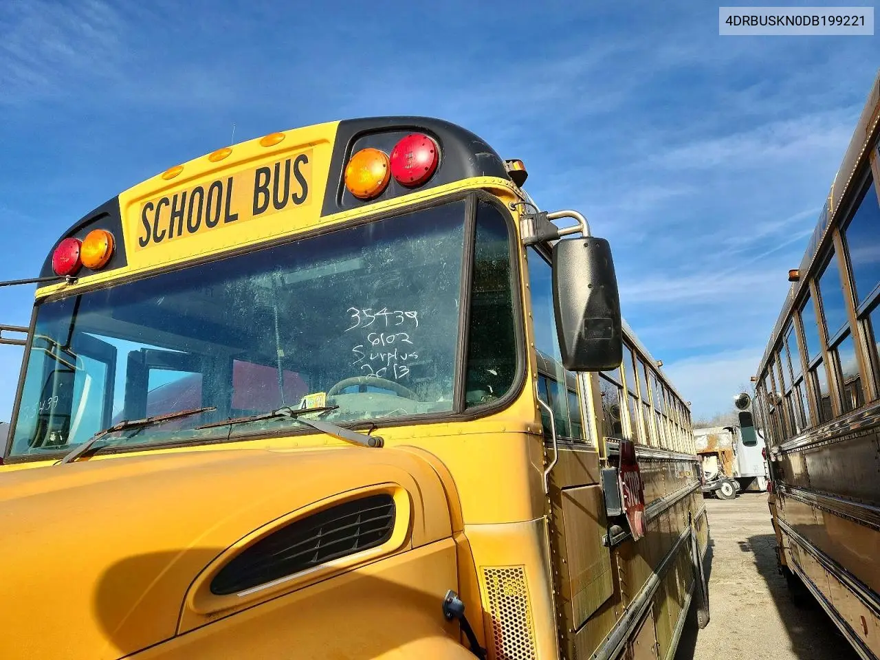 2013 Ic Corporation Ce Series School - School Bus VIN: 4DRBUSKN0DB199221 Lot: 72419615