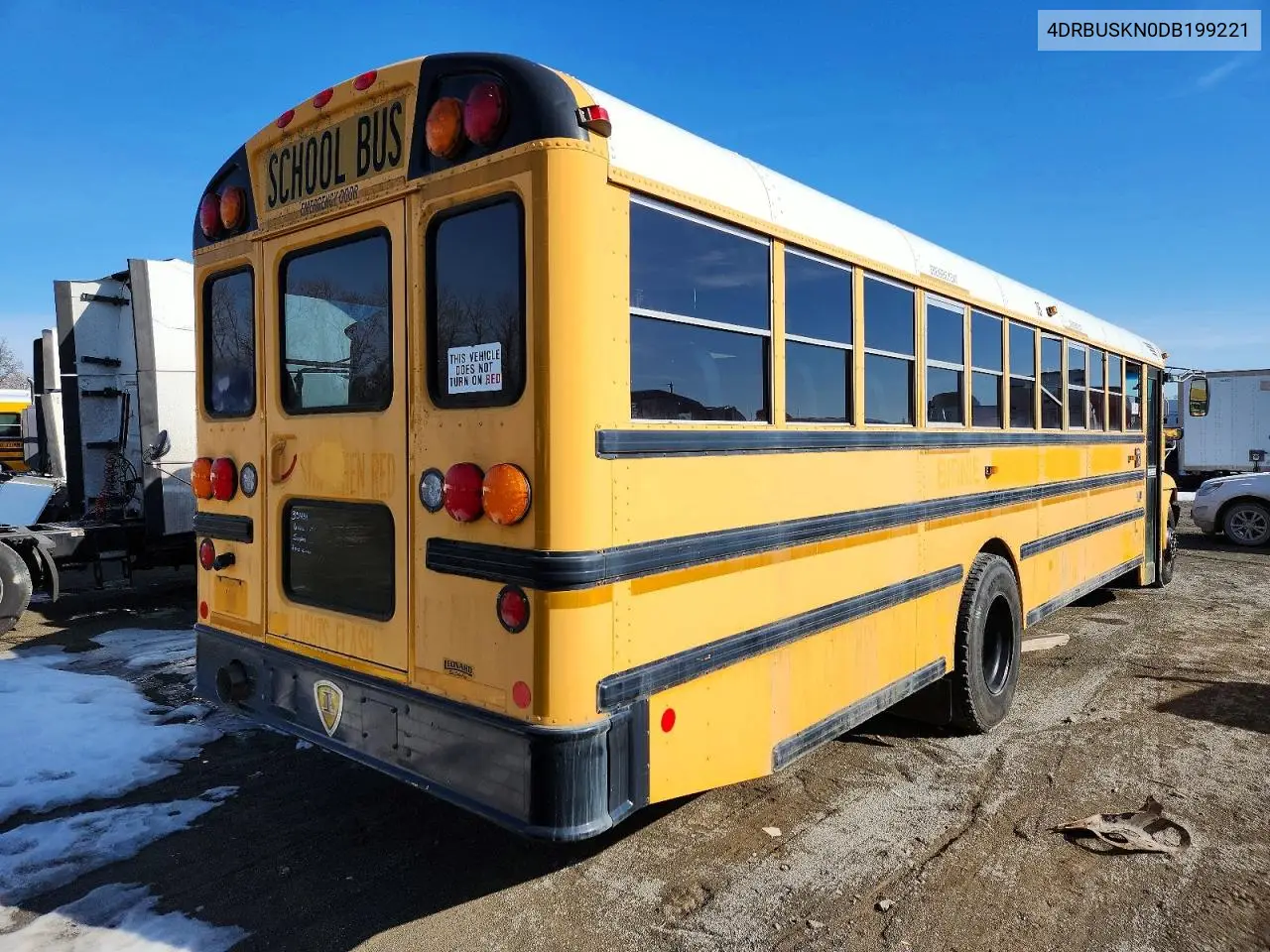 2013 Ic Corporation Ce Series School - School Bus VIN: 4DRBUSKN0DB199221 Lot: 72419615