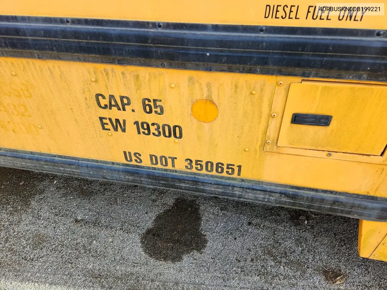 2013 Ic Corporation Ce Series School - School Bus VIN: 4DRBUSKN0DB199221 Lot: 72419615