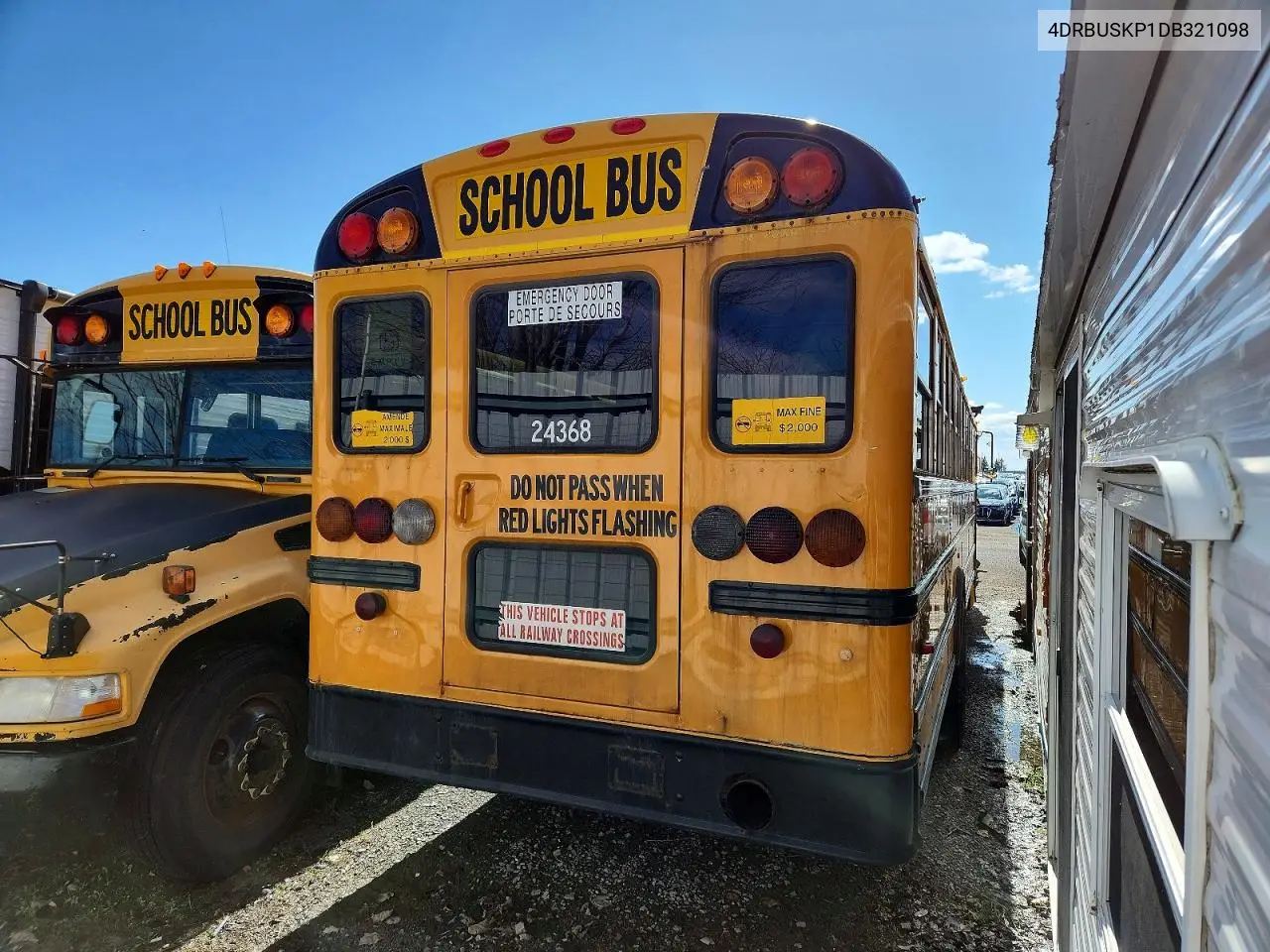 2013 Ic Corporation Ce Series School - School Bus VIN: 4DRBUSKP1DB321098 Lot: 79713015