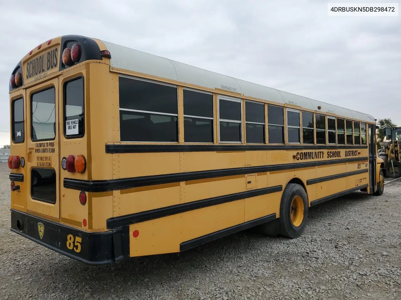 2013 Ic Corporation 3000 Ce - School Bus VIN: 4DRBUSKN5DB298472 Lot: 86302215